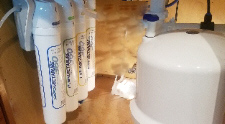 Water Treatment Conditioner Systems under sink